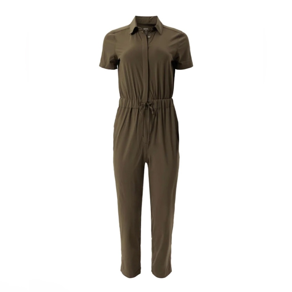 Girlfriend Collective Size M Olive Jumpsuit